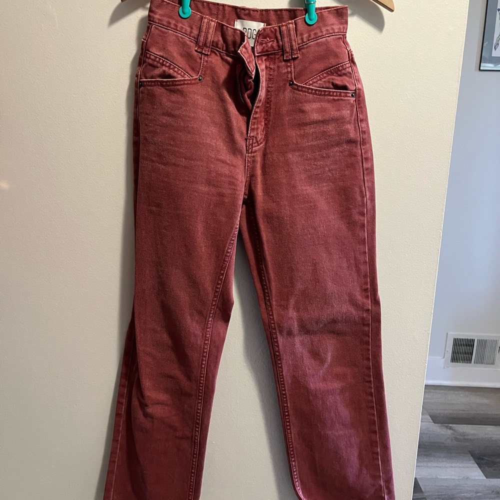 BDG High-Rise Red Jeans